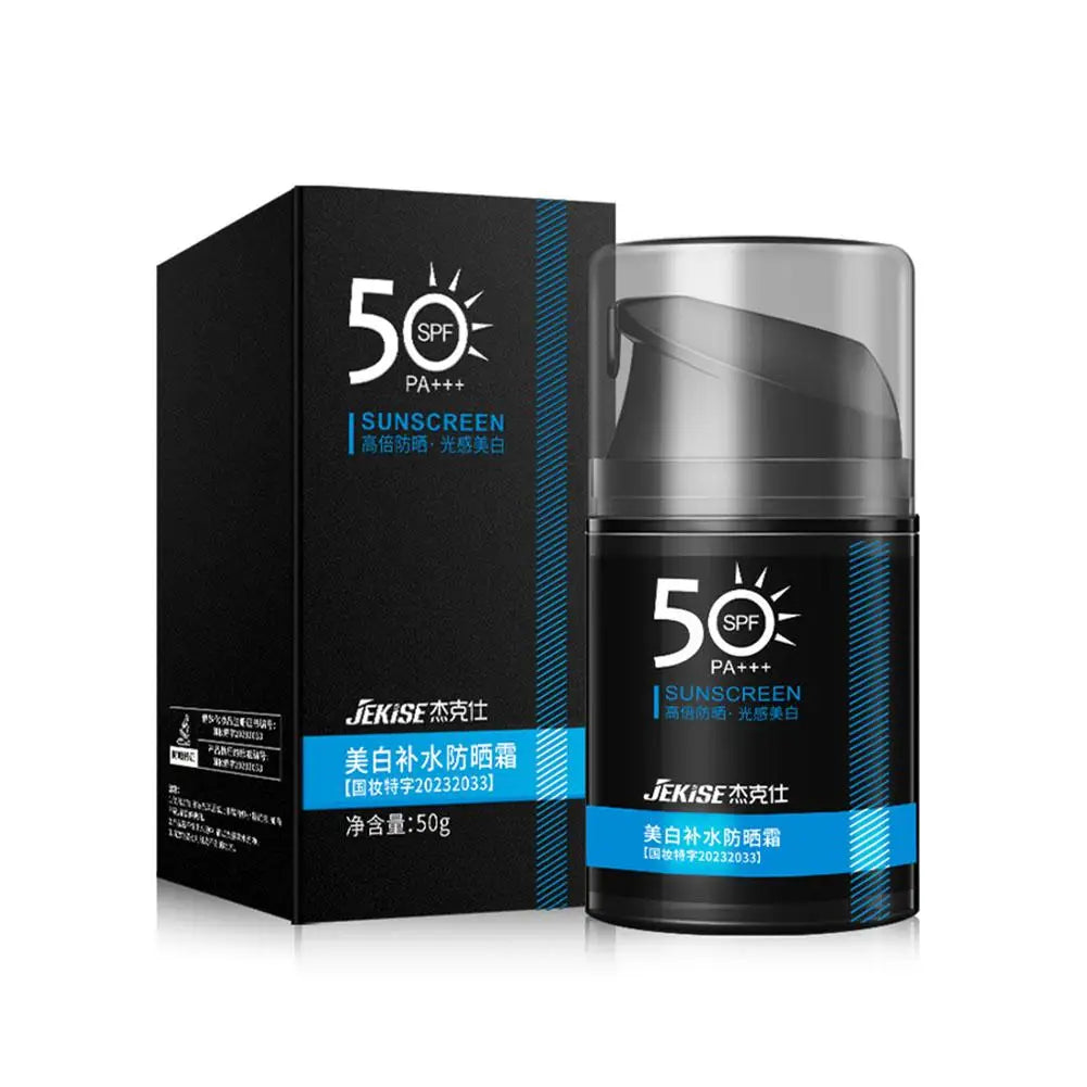 Men'S Sunscreen for Face Neck Body Solar Blocker for Men Protector Solar UV Protection Moisturizing Man Sun Cream 40G/50G