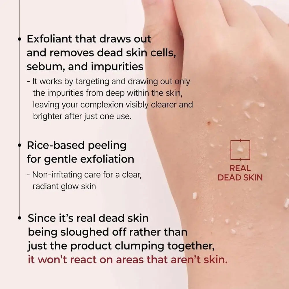Korean Dr. Melaxin White and Black Rice Exfoliating Hydrating Essence Moisturizing Gentle Exfoliation Soften Serum Skin Care