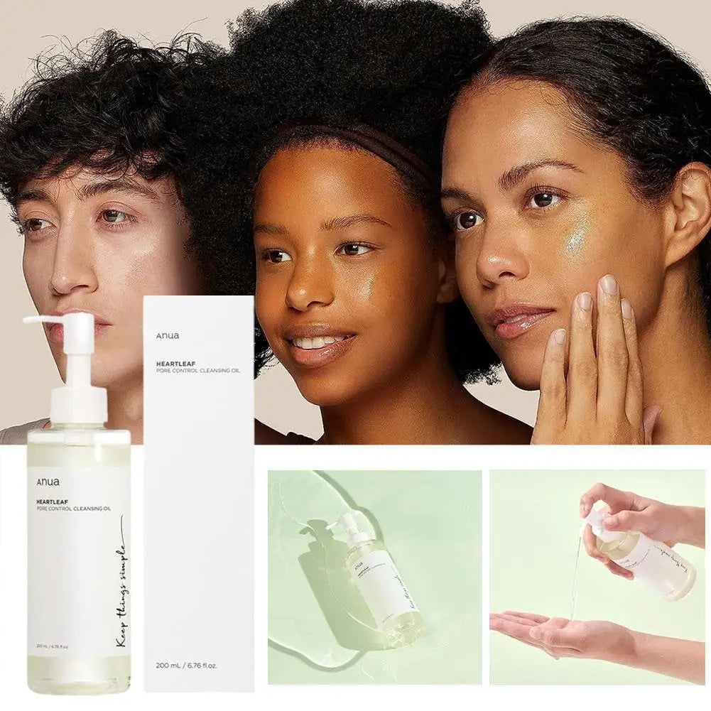 Heartleaf Pore Control Cleansing Oil Pore Control and Black Point Removal Korean Facial Cleanser Ideal for Daily Use 2025