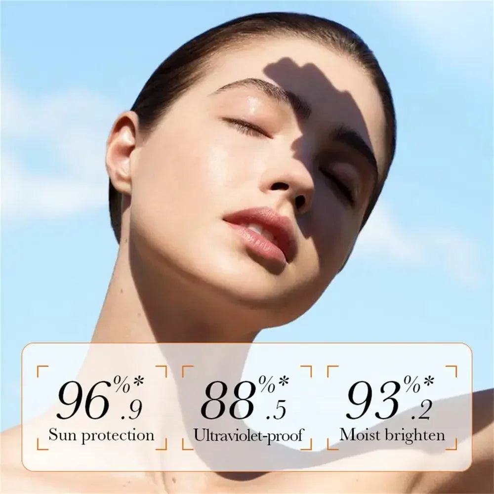 SPF50+ Sunscreen Cream Portable Protector Facial Sun Block Spf 50 Gel Isolation Lotion Face Suncream anti UV Products 100PCS